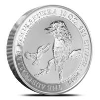 2004 10 oz Australian Silver Kookaburra Coin