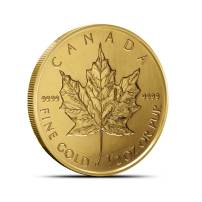 2002 1/2 oz Canadian Gold Maple Leaf Coin