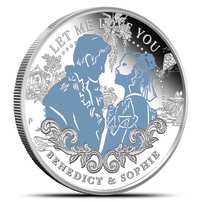 2026 1/2 oz Proof Tuvalu Silver Bridgerton Benedict and Sophie Coin (Box + CoA)