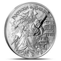2025 1 oz EC8 Silver Antigua & Barbuda Rum Runner and Pirate Coin (BU)