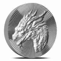 2 oz Scottsdale Stacker Dragon Silver Round (New)