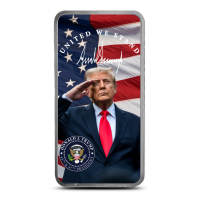 10 oz Colorized President Trump United We Stand Silver Bar (New)