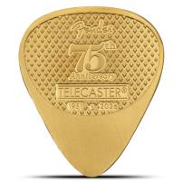 2026 5 Gram Niue Gold Fender Telecaster 75th Anniversary Pick Coin (Proof-Like, Box + CoA)