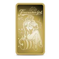 2026 1/200 oz Liberia Gold Firecracker Girl Coin (Proof-Like, Capsule + CoA)