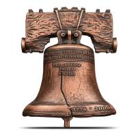 2026 5 oz Antique Liberia Copper Liberty Bell Coin (Velvet Bag + CoA)
