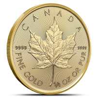 1/4 oz Canadian Gold Maple Leaf (Random Year, BU)