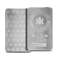 Royal Canadian Mint Silver Bar 10 oz
