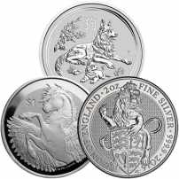2 oz Silver Coin (Varied Condition, Any Mint)