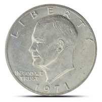 40% Silver Eisenhower Dollar (Circulated)