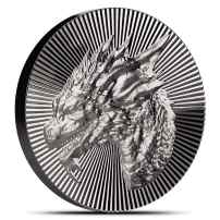 1 oz Scottsdale Stacker Dragon Silver Round (New)