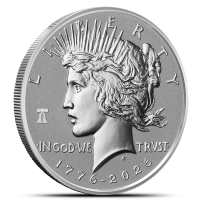 2026-P Reverse Proof Peace Silver Dollar Coin (Dual Date)