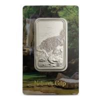 2025 1 oz Niue Rectangular Silver Nature’s Grip Nile Crocodile Coin (Proof-Like w/ Assay)