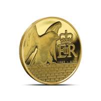 2026 1/2 Gram Gold Pitcairn Islands Queen's Beast Falcon Coin (Proof-Like)
