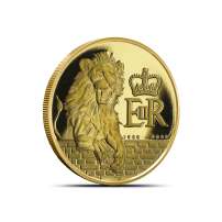 2026 1/2 Gram Pitcairn Islands Gold Queen's Beast Lion Coin (Proof-Like)