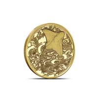 2026 1/2 Gram Pitcairn Islands Gold Ocean Wonders Stingray Coin (BU)