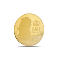2026 1/100 oz Pitcairn Islands Gold Queen's Beast Lion Coin (Proof-Like)