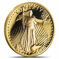 2007-W 1/10 oz Proof American Gold Eagle Coin (Box + CoA)