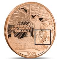 1 oz Zombucks World Slay-dy Liberty Copper Round (New)