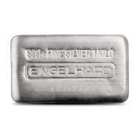 1 Kilo Engelhard Silver Cast Bar (New)