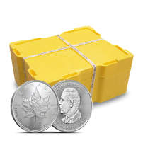 2027 1 oz Canadian Silver Maple Leaf Monster Box (500 Coins, BU)