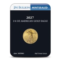 2027 1/4 oz American Gold Eagle Coin (MintSealed, BU)