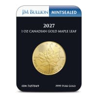 Buy 2027 Canadian Gold Maple Leaf Coins l JM Bullion™
