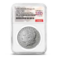 2026-W Burnished Morgan Silver Dollar Coin NGC MS69 (Enhanced, Dual Date)