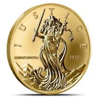 2026 1 oz Niue Gold Lady Justice Coin (BU)