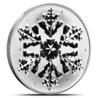 1 oz Scottsdale Snowflake Silver Round (New, Version 3)