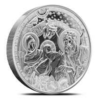 5 oz Scottsdale Bethlehem Nativity Silver Round (New)