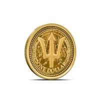 2026 1/10 oz Barbados Gold Trident Coin (BU)