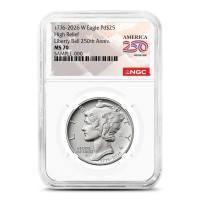 2026-W 1 oz Burnished American Palladium Eagle Coin NGC MS70 (Dual Date, A250 Label)