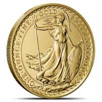 1987 1 oz British Gold Britannia Coin