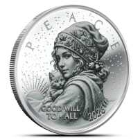 2026 1 oz Peace and Good Will To All Silver Round (Proof-Like)