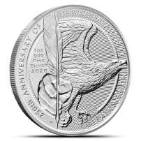 2026 1 oz British Silver The 250th Anniversary of the Declaration of Independence Coin (BU)