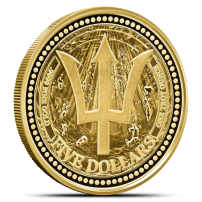 2026 1 oz Barbados Gold Trident Coin (BU)