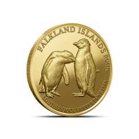 2026 1/2 Gram Falkland Island Gold Southern Rockhopper Penguin Coin (BU)