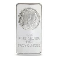 10 oz SilverTowne Buffalo Silver Bar