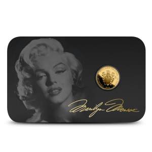 2026 1/2 Gram Pitcairn Islands Marilyn Monroe Gold Coin (In Card)