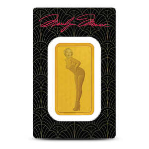 1 oz Marilyn Monroe Gold Bar (New w Assay)