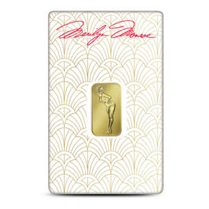 5 Gram Marilyn Monroe Gold Bar (New w Assay)