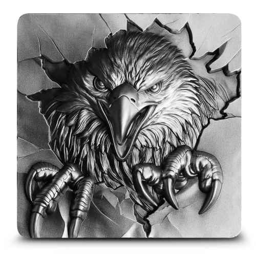 2 oz Furious Beast The Eagle Silver Stackable (New)