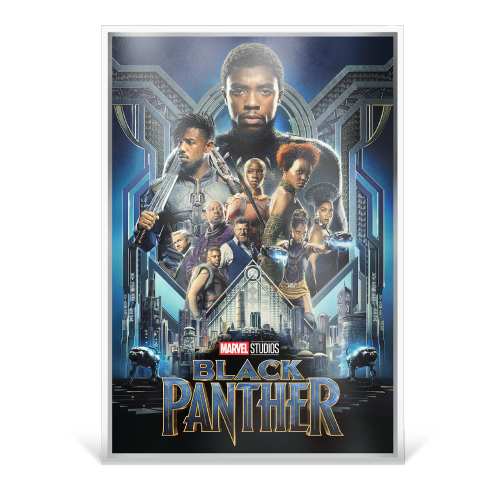 2025 1.5 oz Proof Niue Silver Marvel Infinity Saga Black Panther Foil (Box + CoA)