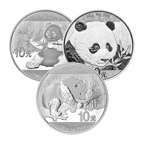 30 Gram Chinese Silver Panda Coin (Random Year, Varied Condition)