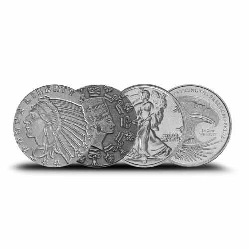 1/10 oz Silver Round (Varied Condition, Any Mint)