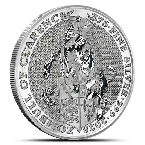 1 oz Zombucks World Zombull Silver Round (New)