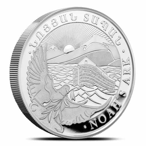 2025 5 oz Armenian Silver Noah’s Ark Coin (BU)