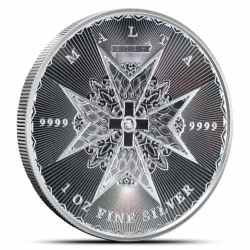 2025 1 oz Malta Silver Maltese Cross Coin (BU)