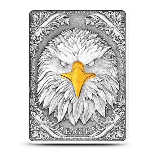 2025 1 oz Antique Fiji Silver Eagle Rectangular Coin (Box + CoA)
