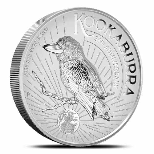 2025 5 oz Australian Silver Kookaburra Incused Coin (Box + CoA)